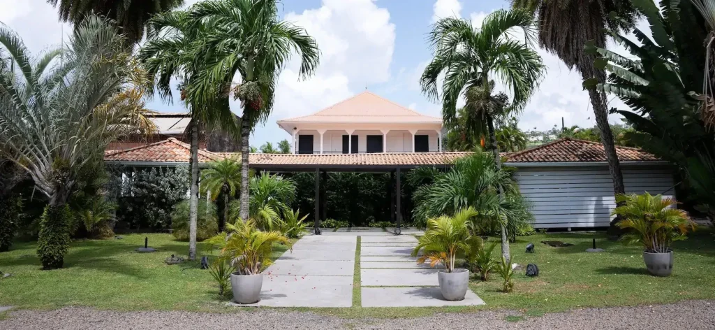 le palm vue jardin exterieur