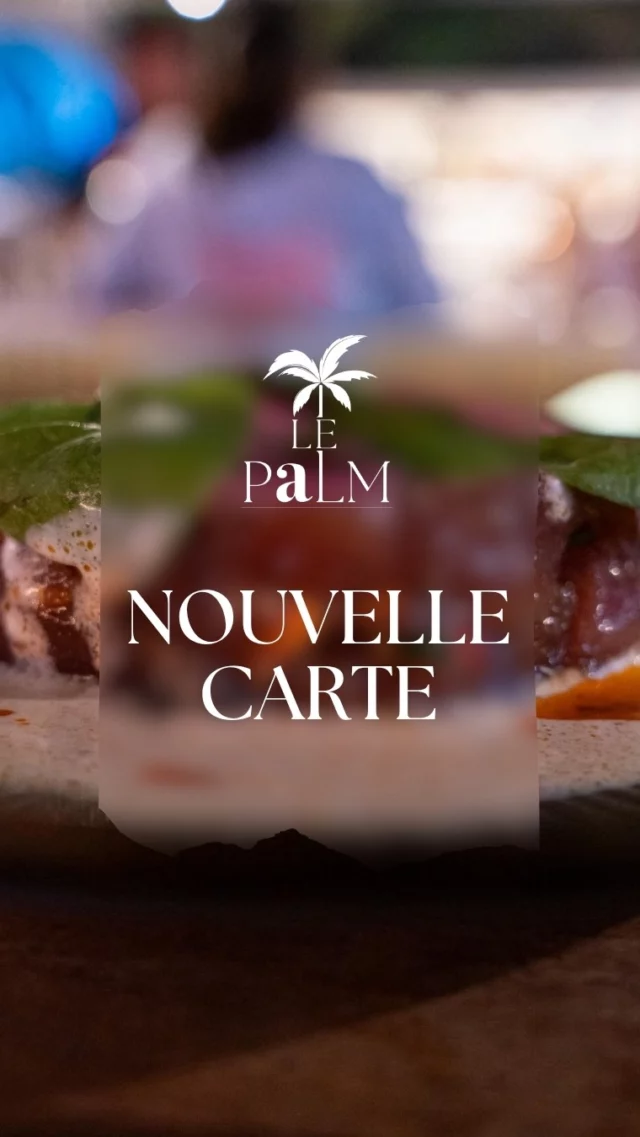 Une nouvelle carte à explorer, une expérience à vivre.
Chaque assiette a été pensée comme une invitation : à la découverte, à l’émotion, à la curiosité.
Textures, équilibres, audace… À table !

✨ La nouvelle carte est en ligne.
📍 Et surtout, elle vous attend au restaurant dès maintenant.
Infos & Réservations sur www.lepalm.mq et en bio